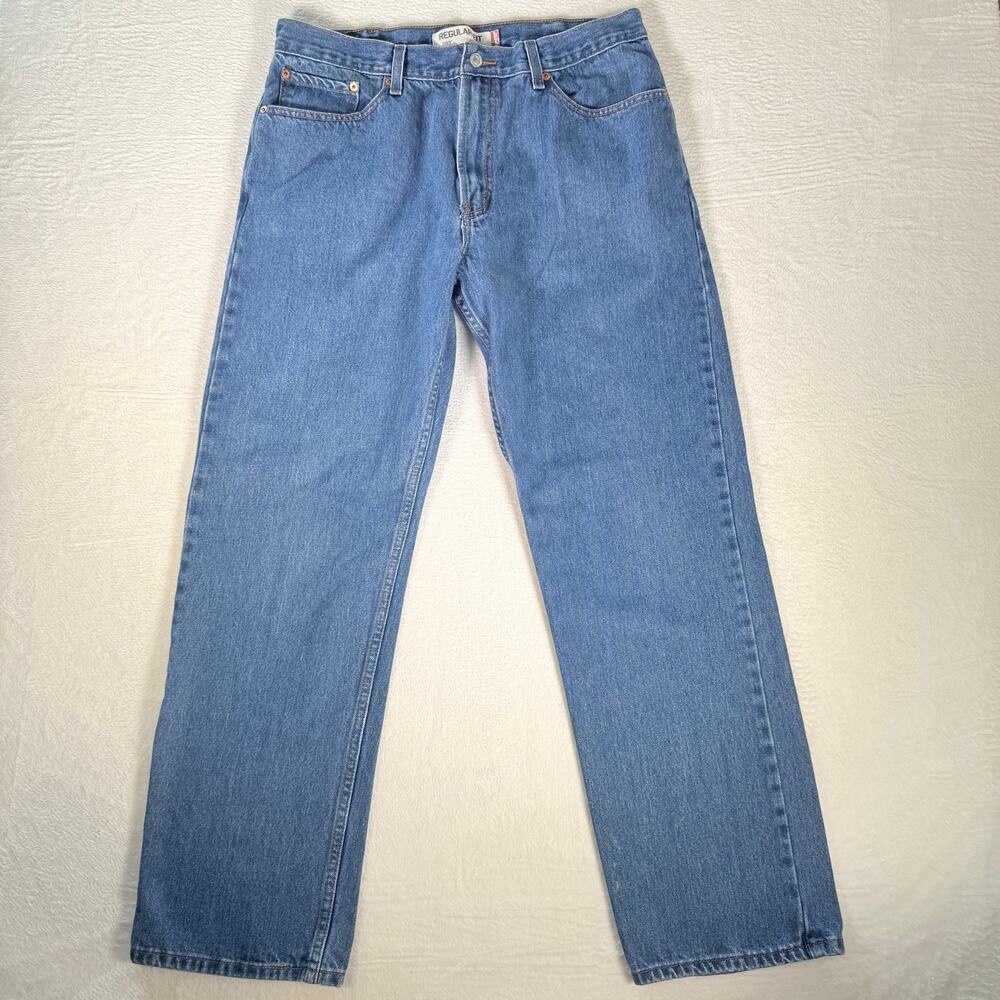 Levis Men's Regular Fit 505 Straight Leg‎ Medium Wash W38xL34 (35x30)